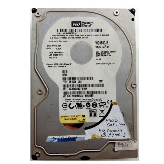 WD1600JS-60MHB5 160GB Harddisk