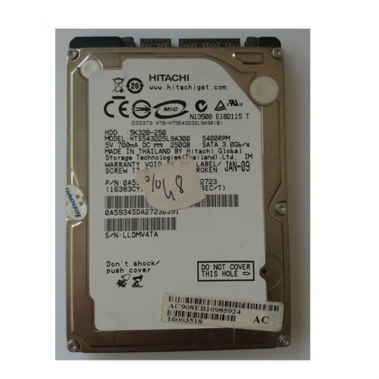 Hıtachı 250 gb Notebook Hdd